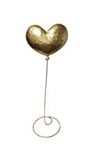 PALLONCINO A CUORE 3D ORO